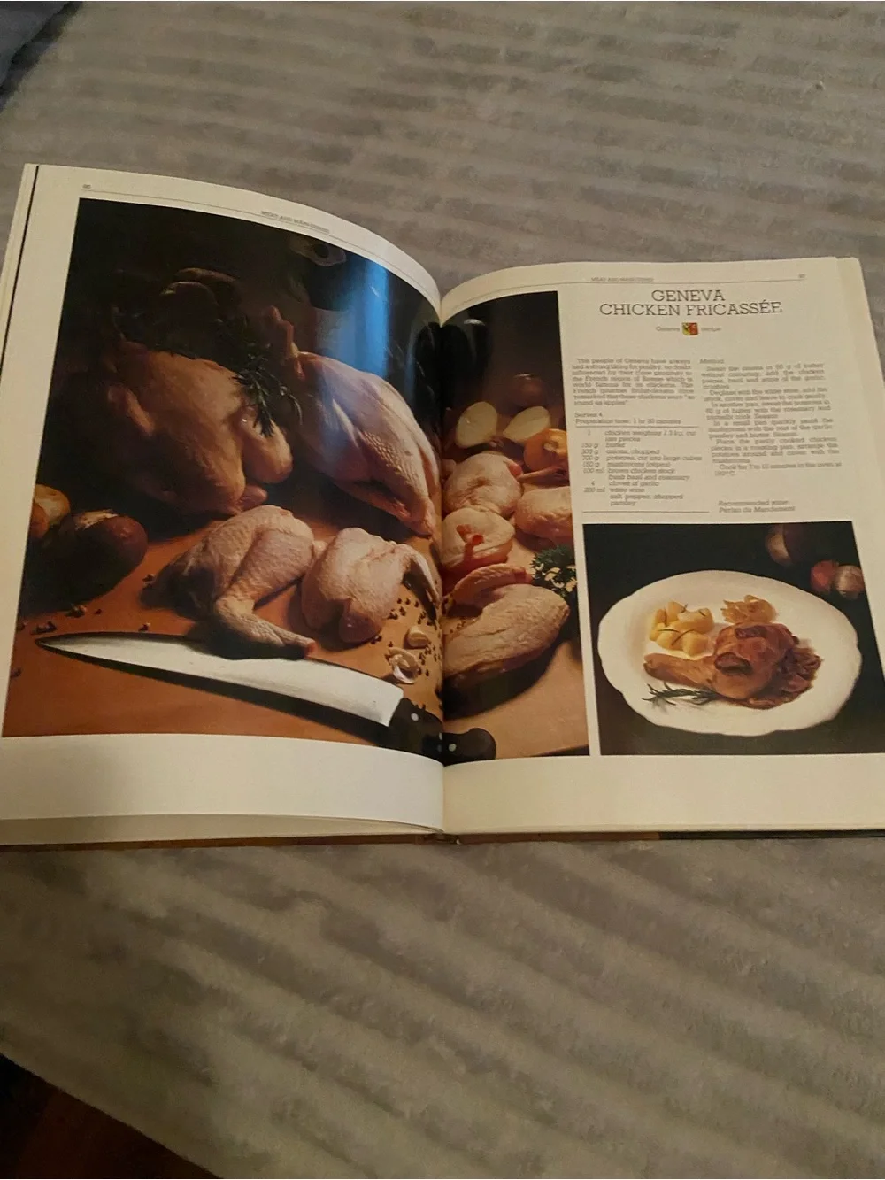 Vtg Culinary Art Traditions Switzerland Cookbook/Swiss Culture Food Recipes HC